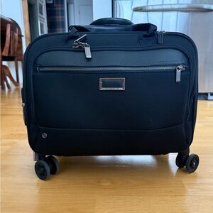 Briggs & Riley Black Rolling Briefcase
